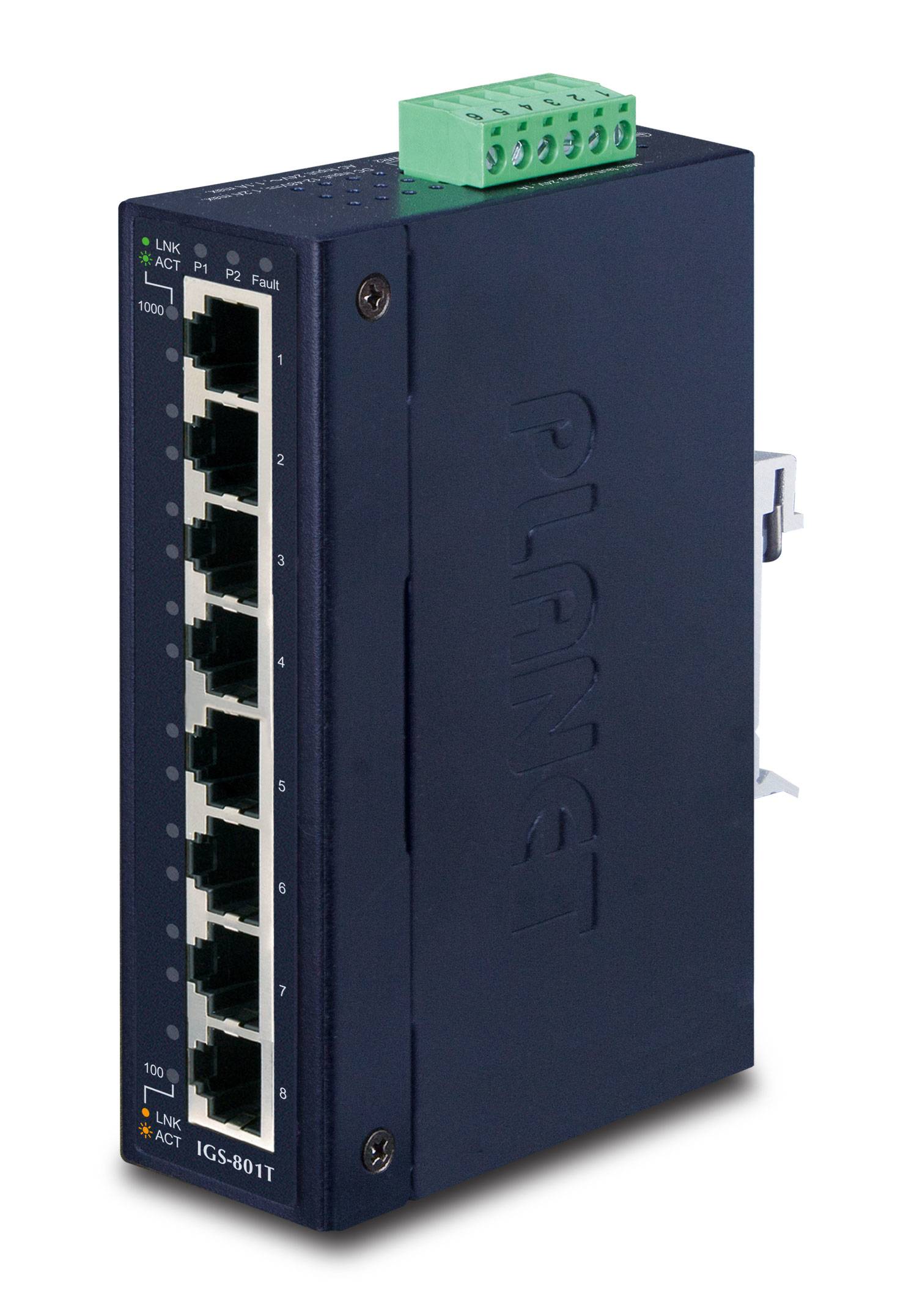 PLANET IGS-801T - Switch - 8 x 10/100/1000