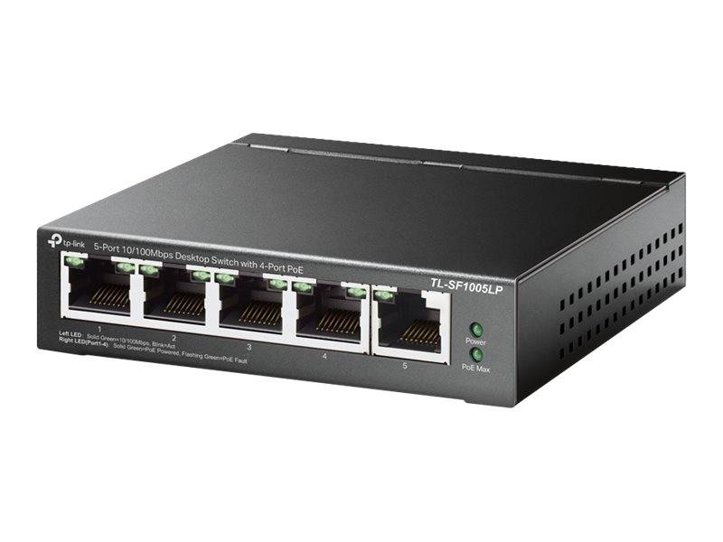 TP-Link TL-SF1005LP - V1 - Switch - unmanaged - 5 x 10/100 (4 PoE)