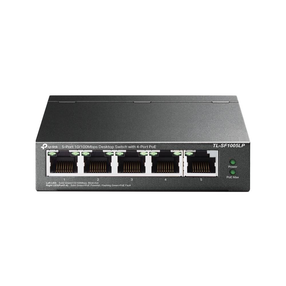TP-Link TL-SF1005LP - V1 - Switch - unmanaged - 5 x 10/100 (4 PoE)