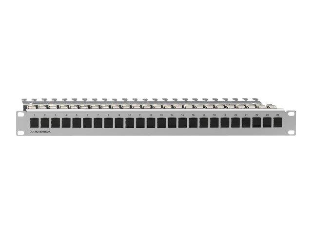 Rutenbeck PP-UMCat6Aiso24/24/1 24 Port Netzwerk-Patchpanel 483mm (19") CAT 6 1 HE