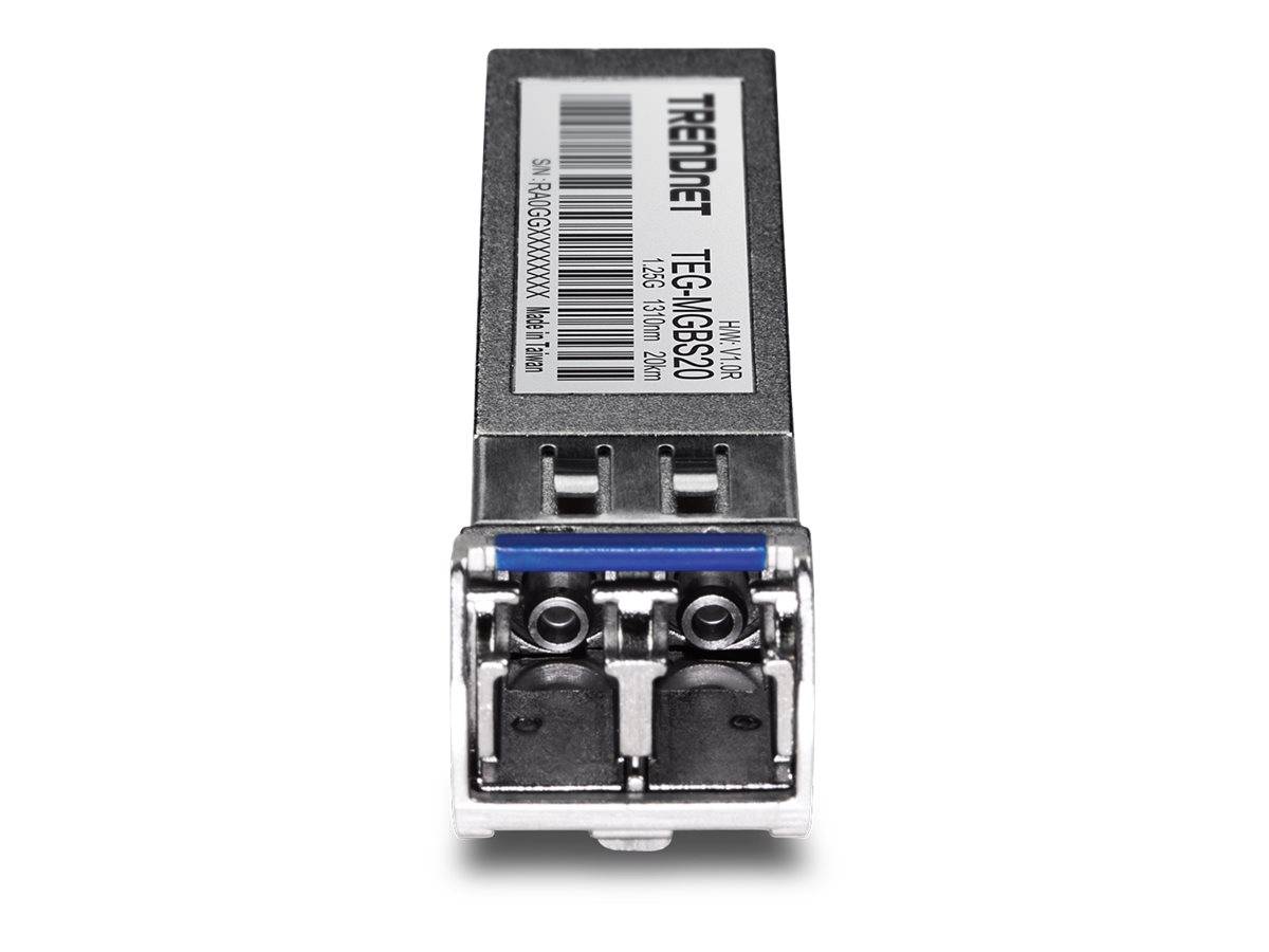 TRENDnet TEG-MGBS20 Mini-GBIC, Single-Mode LC Module 10KM