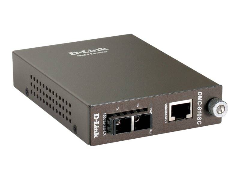 D-Link DMC-810SC/E Gigabit Ethernet Converter, 1000Mbit/s TP zu 1000Mbit/s LX