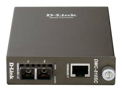 D-Link DMC-810SC/E Gigabit Ethernet Converter, 1000Mbit/s TP zu 1000Mbit/s LX