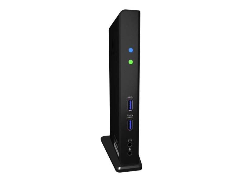IB-DK2241AC, USB 3.0 Notebook Dockingst. USB 3.0 auf: 2x USB 3.0+2x Video(HDMI+DVI)+1xGb/LAN+4xUSB 2.0+Audio