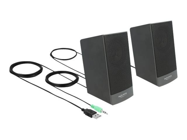 DeLOCK - Lautsprecher - für PC - 3 Watt (Gesamt)