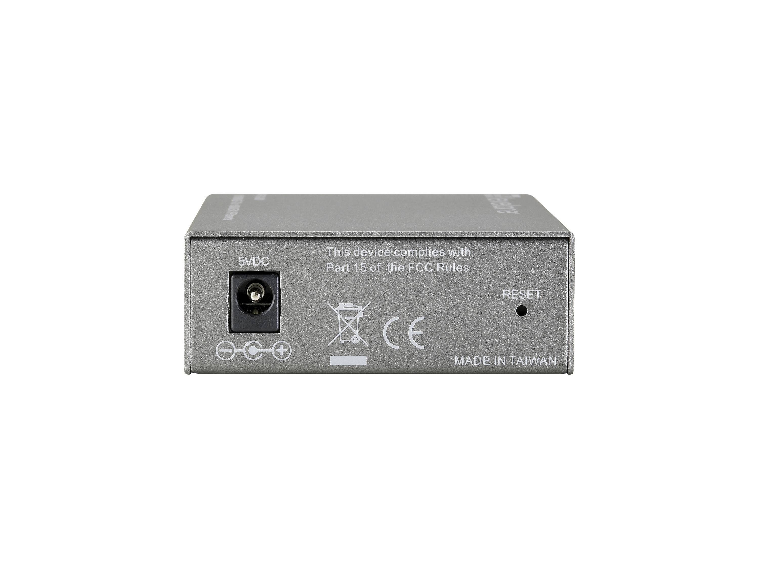LevelOne Web Smart Series FVS-3800 - Medienkonverter - 100Mb LAN - 10Base-T, 100Base-TX, 100Base-X - RJ-45 / SFP (mini-G