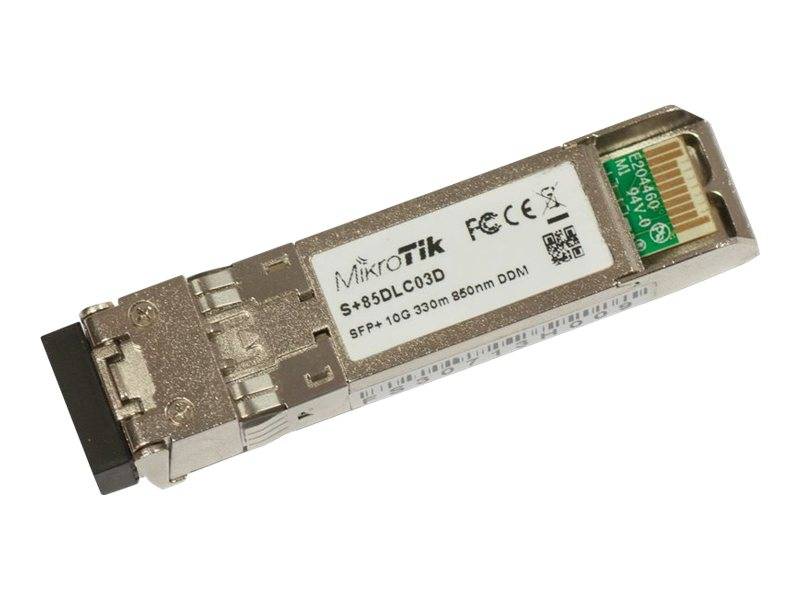 Mikrotik S+85DLC03D - SFP+-Transceiver-Modul - 10 GigE - SFP+ / LC Multi-Mode -
