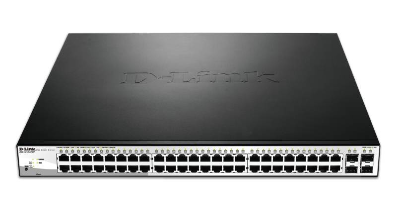 D-Link Web Smart DGS-1210-52MP - Switch - managed - 8 x 10/100/1000 (PoE+)