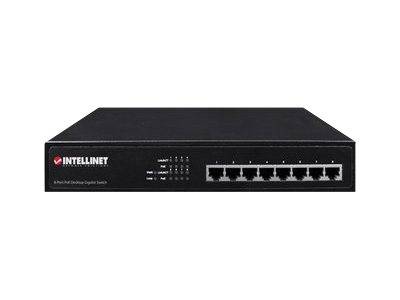 Intellinet 560641 Netzwerk Switch 8 Port 1 GBit/s PoE-Funktion