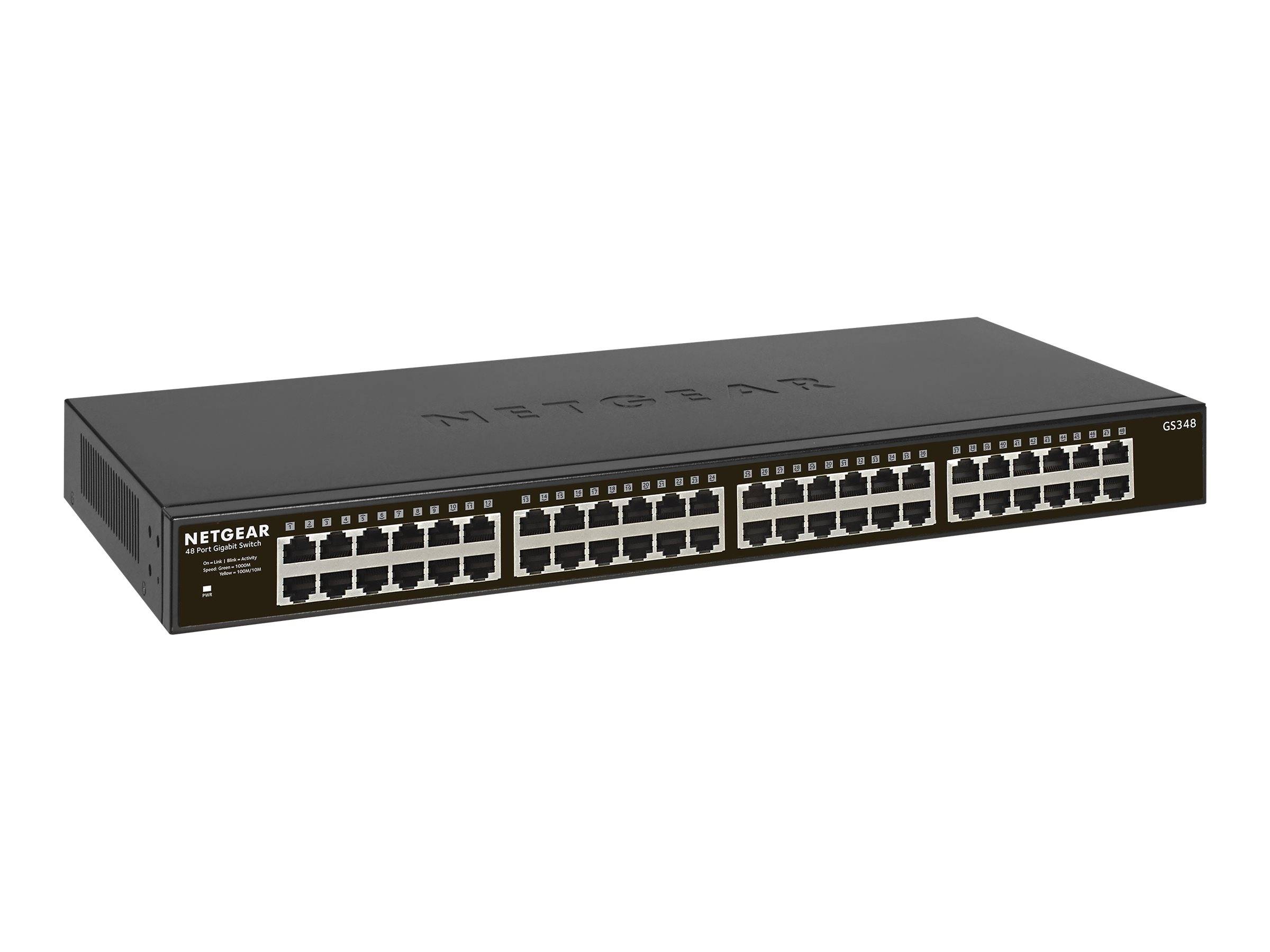 NETGEAR SOHO GS348 - Switch - unmanaged - 48 x 10/100/1000