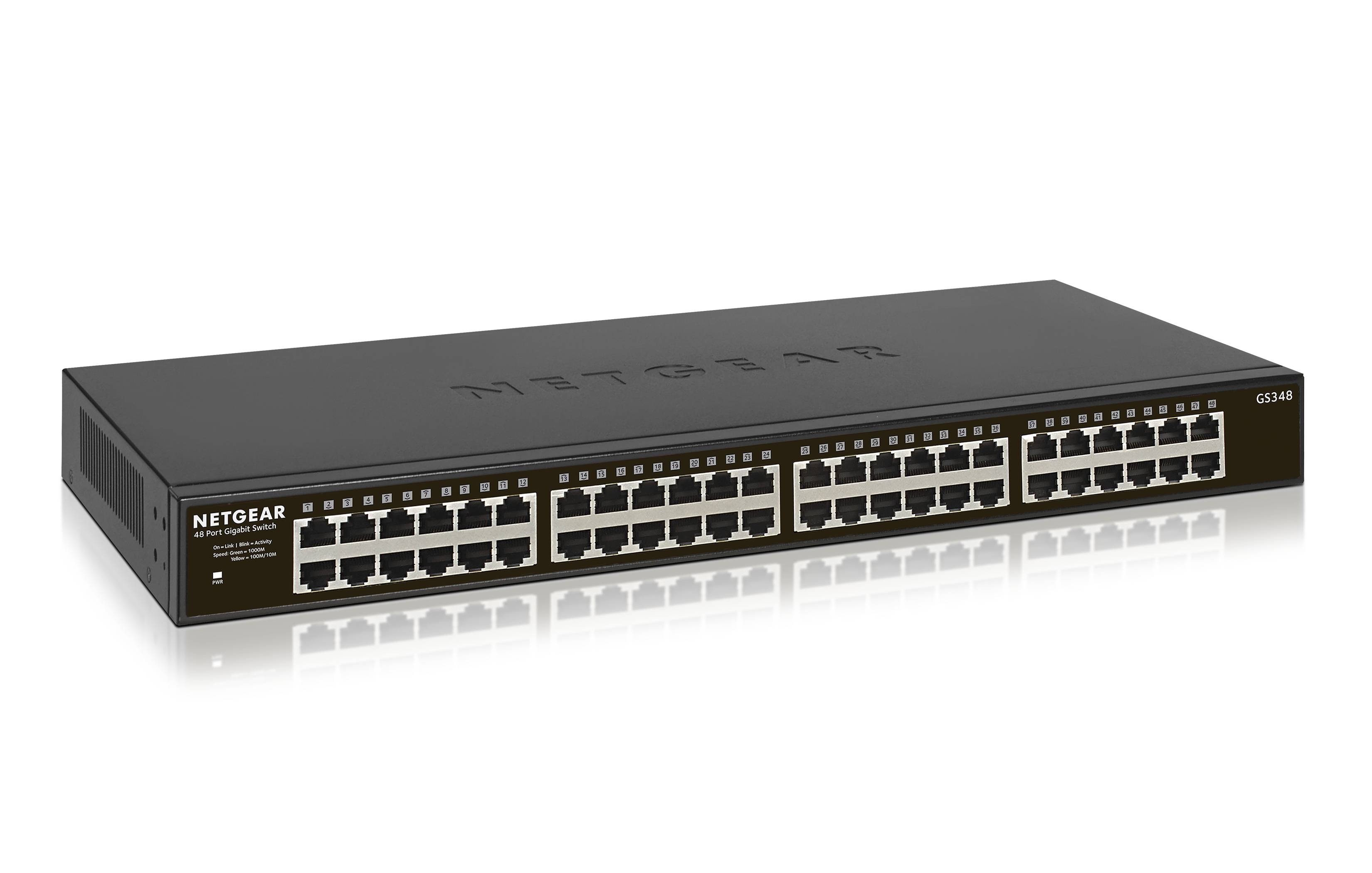 NETGEAR SOHO GS348 - Switch - unmanaged - 48 x 10/100/1000