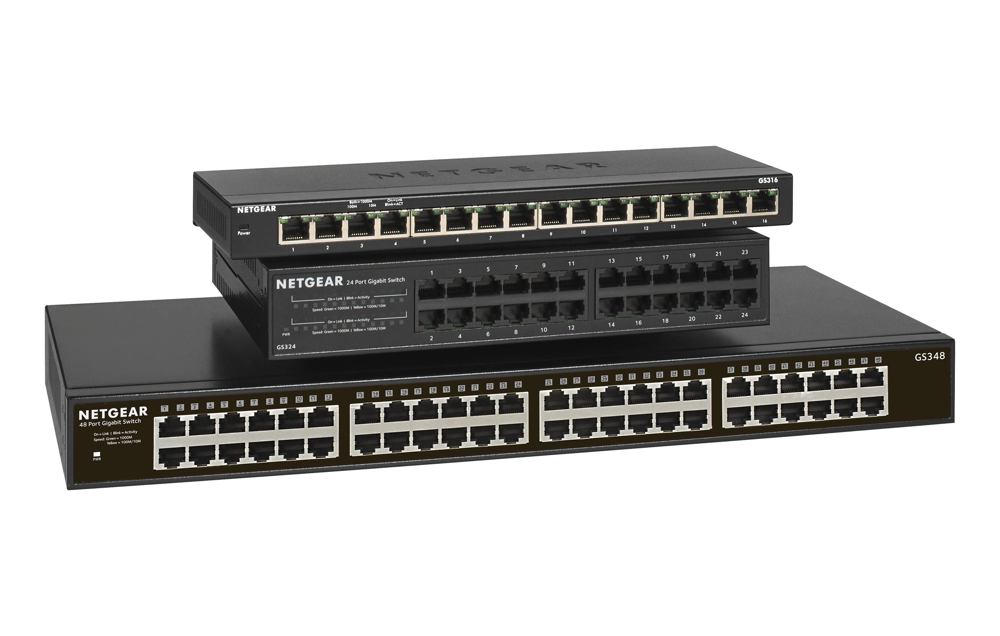 NETGEAR SOHO GS348 - Switch - unmanaged - 48 x 10/100/1000