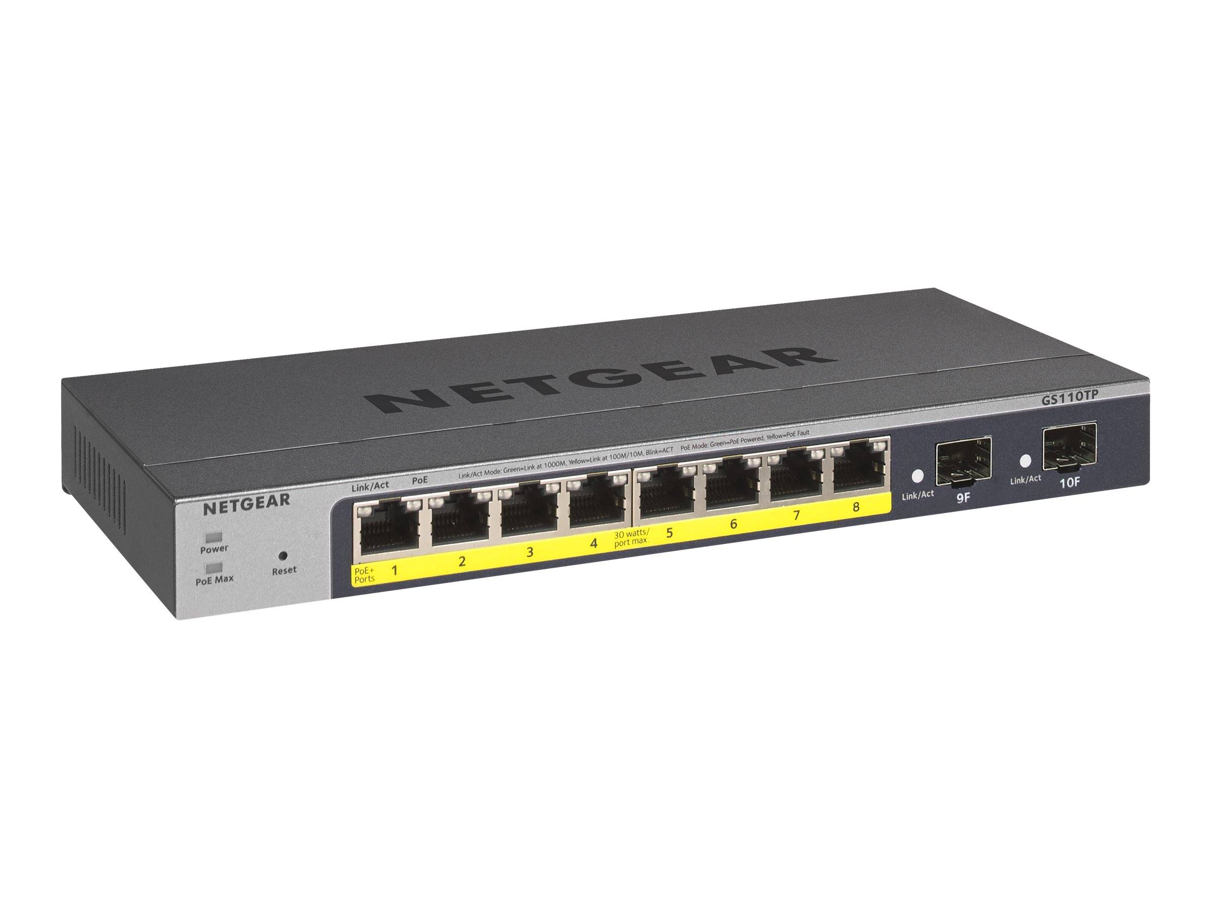 NETGEAR GS110TPv3 Netzwerk Switch