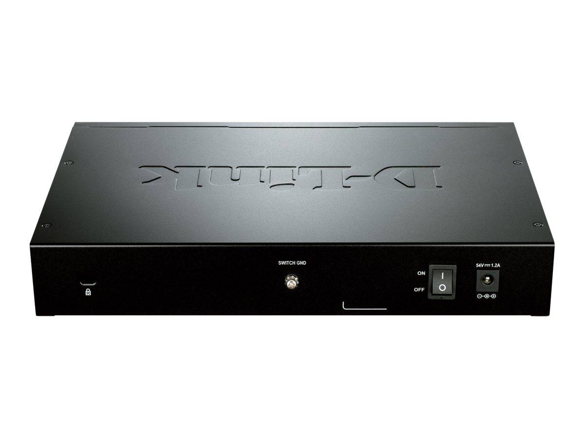 D-Link DGS-1210-08P Netzwerk Switch 8 + 2 Port 1 GBit/s