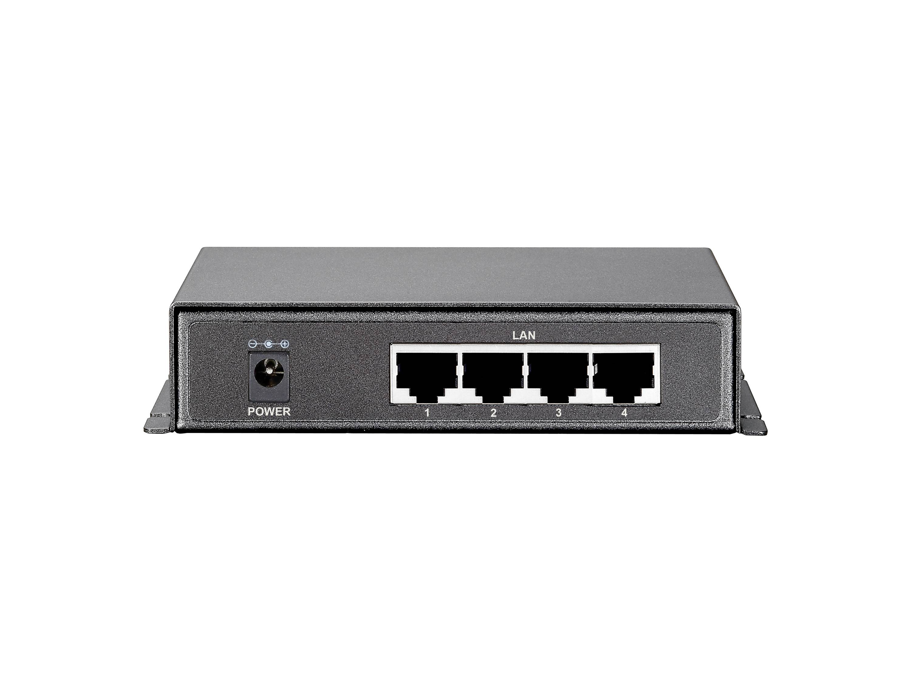 LevelOne GEP-0521 - Switch - unmanaged - 4 x 10/100/1000