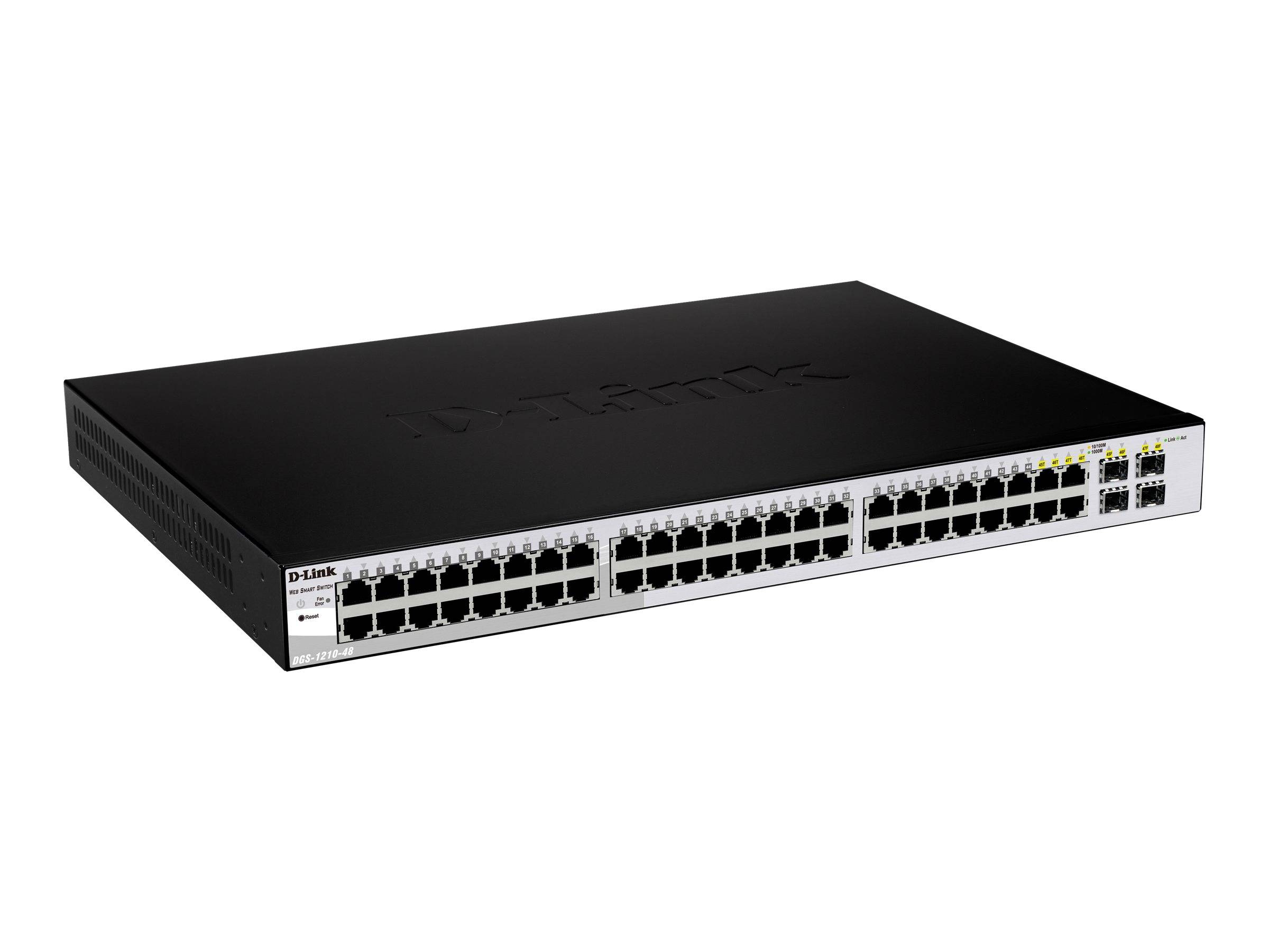 D-Link Web Smart DGS-1210-48 - Switch - managed
