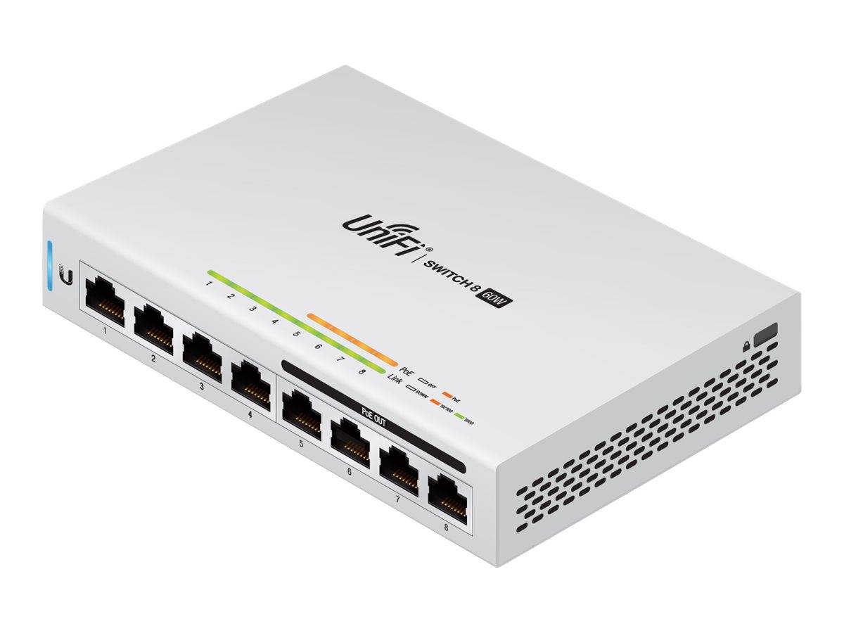 Ubiquiti Networks US-8-60W Netzwerk Switch 8 Port PoE-Funktion
