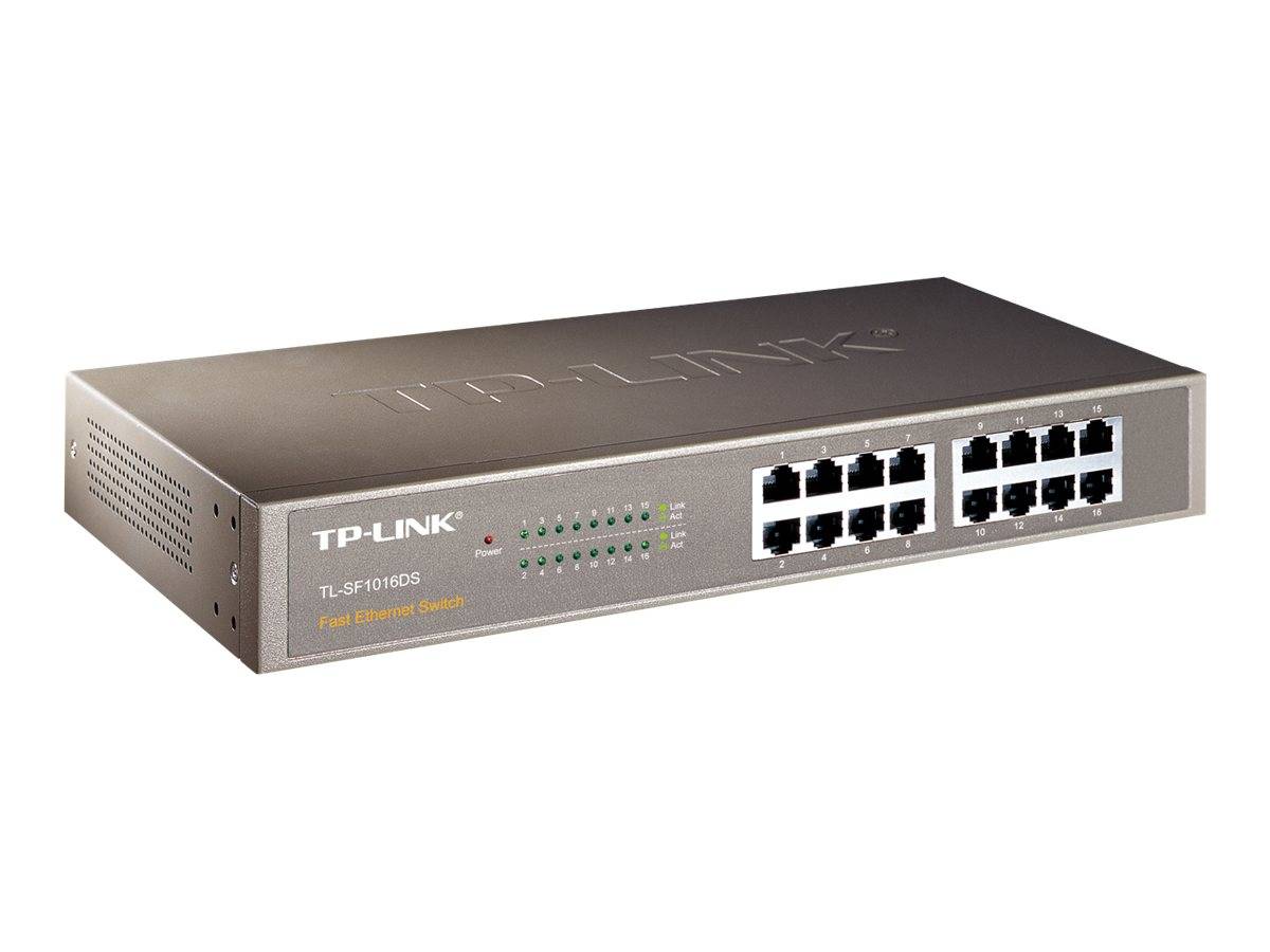TP-LINK TL-SF1016DS - Switch - 16 x 10/100 - Desktop