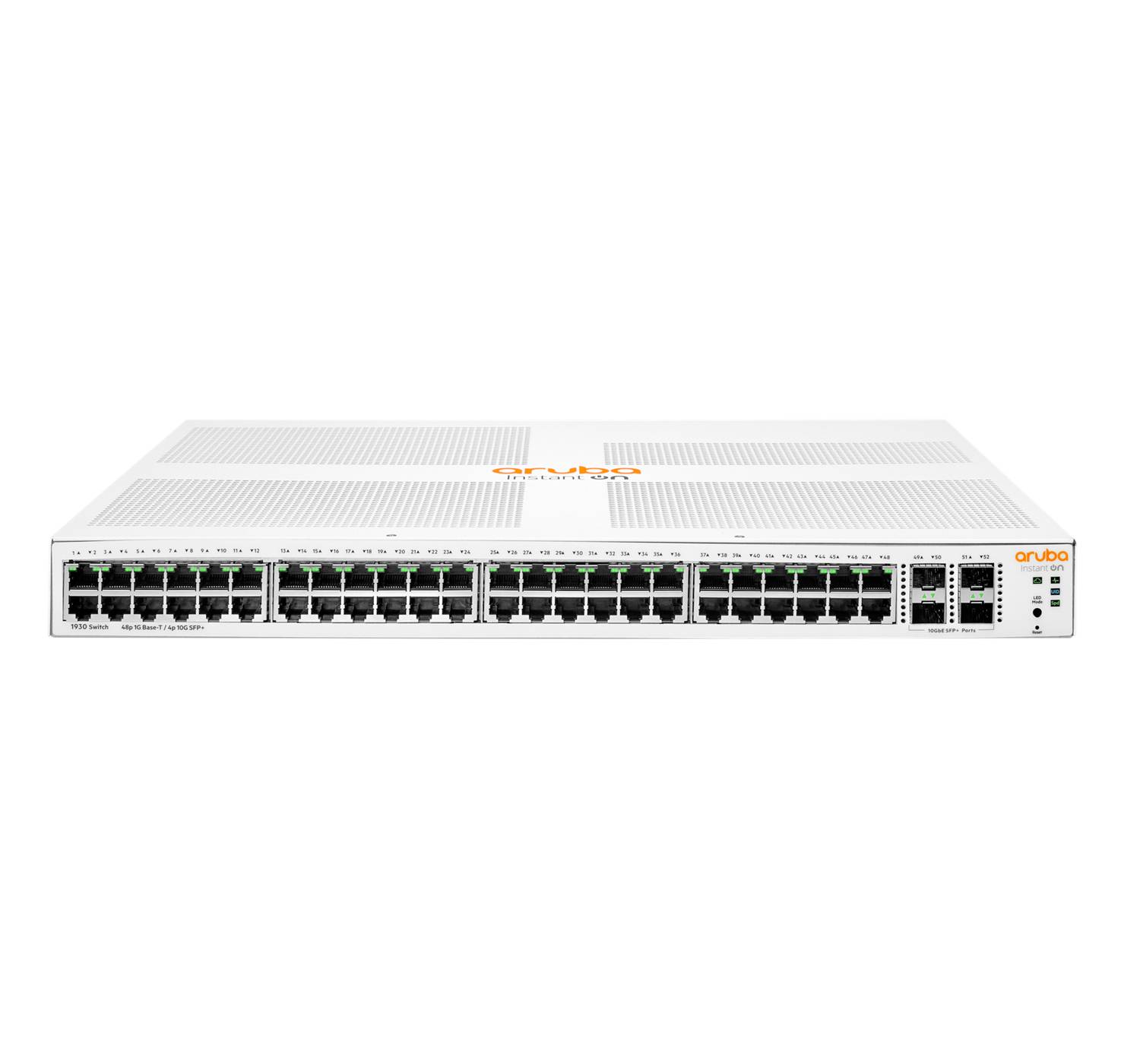 HPE Aruba Instant On 1930 48G Class4 PoE 4SFP/SFP+ 370W Switch - Switch - L2+ - managed - 48 x 10/100/1000 (PoE)