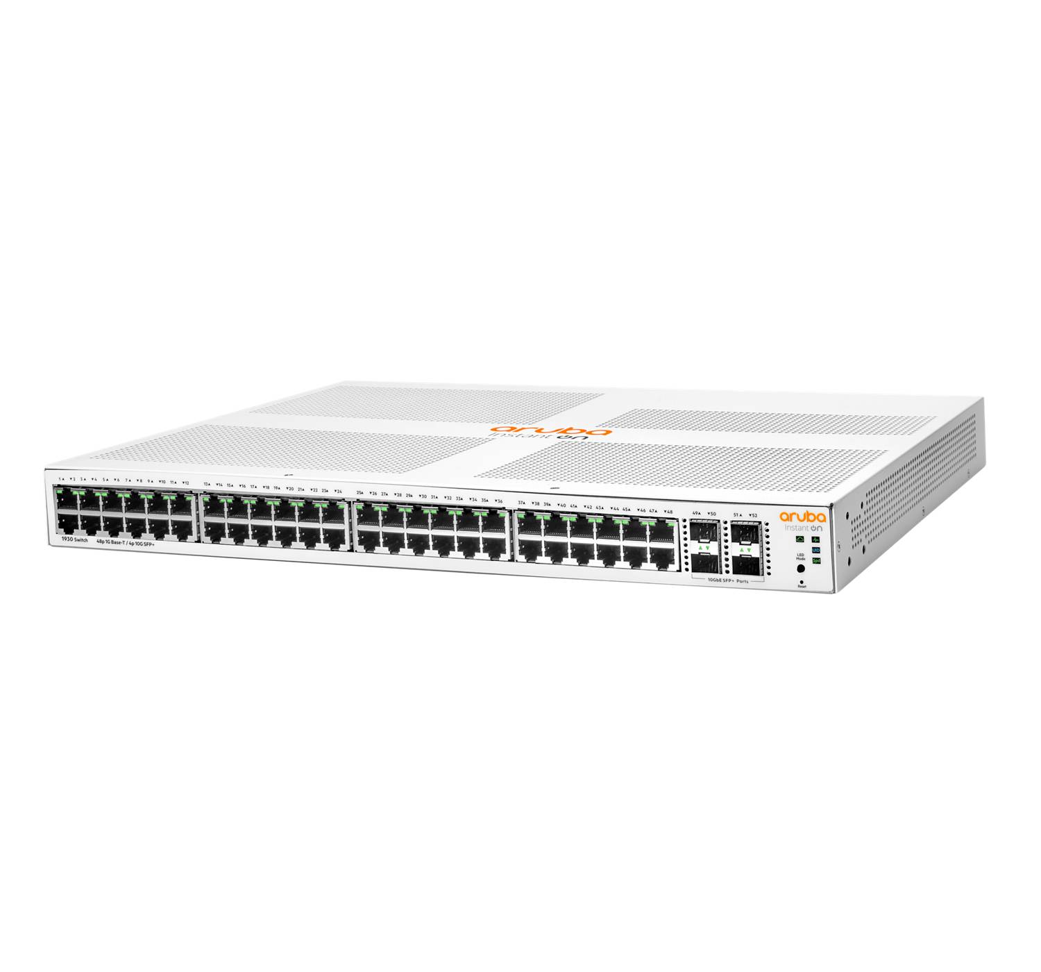 HPE Aruba Instant On 1930 48G Class4 PoE 4SFP/SFP+ 370W Switch - Switch - L2+ - managed - 48 x 10/100/1000 (PoE)