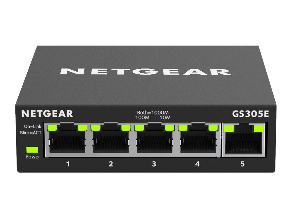 NETGEAR GS305E Managed Netzwerk Switch 5 Port