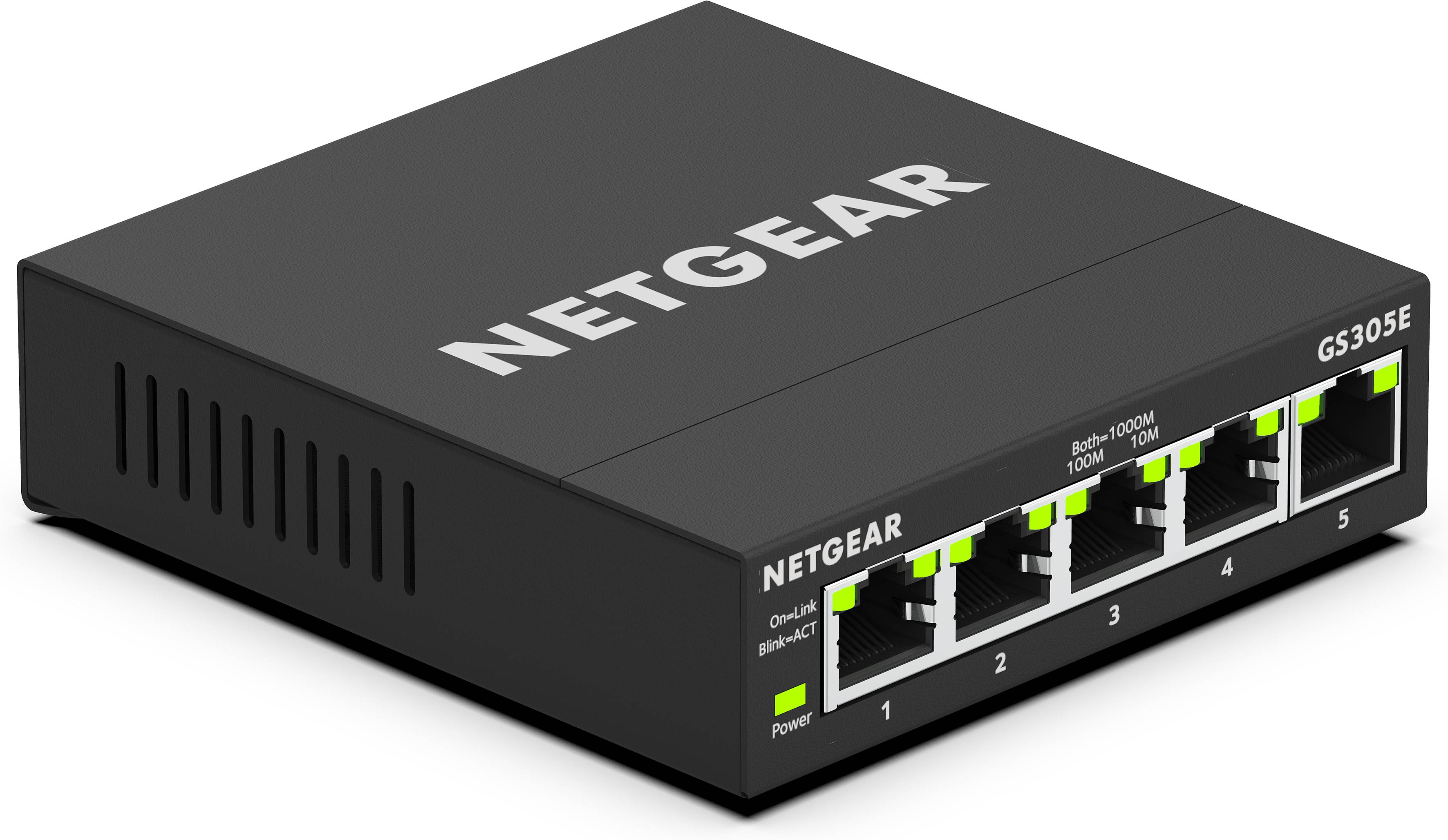NETGEAR GS305E Managed Netzwerk Switch 5 Port