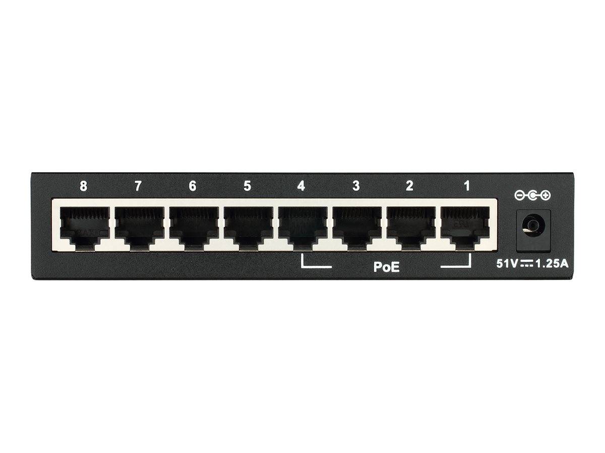 D-Link DES-1008PA Netzwerk Switch 8 Port 100 MBit/s PoE-Funktion