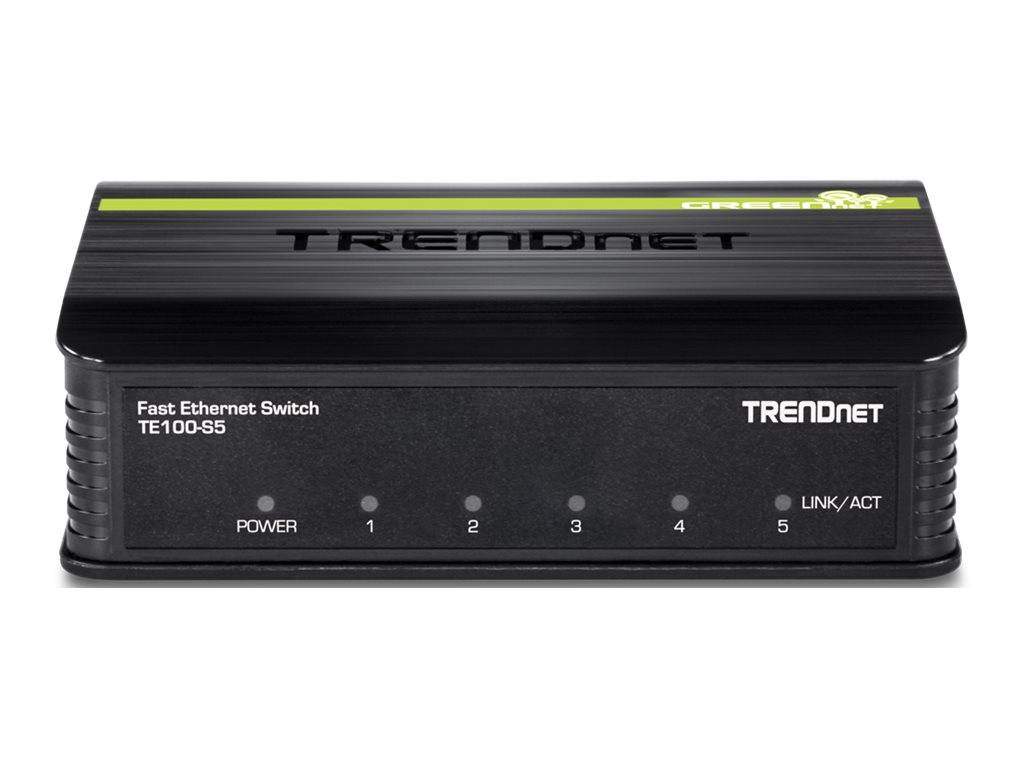 TRENDnet TE100 S5 - Switch - 5 x 10/100 - Desktop
