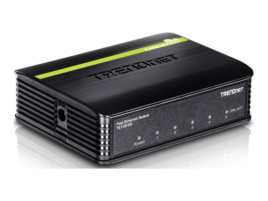 TRENDnet TE100 S5 - Switch - 5 x 10/100 - Desktop