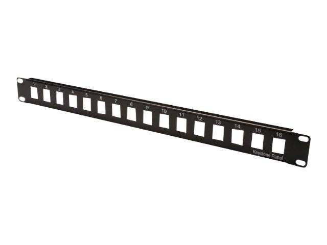 Digitus DN-91400 16 Port Netzwerk-Patchpanel 483mm (19") Unbestückt 1 HE Unbestückt