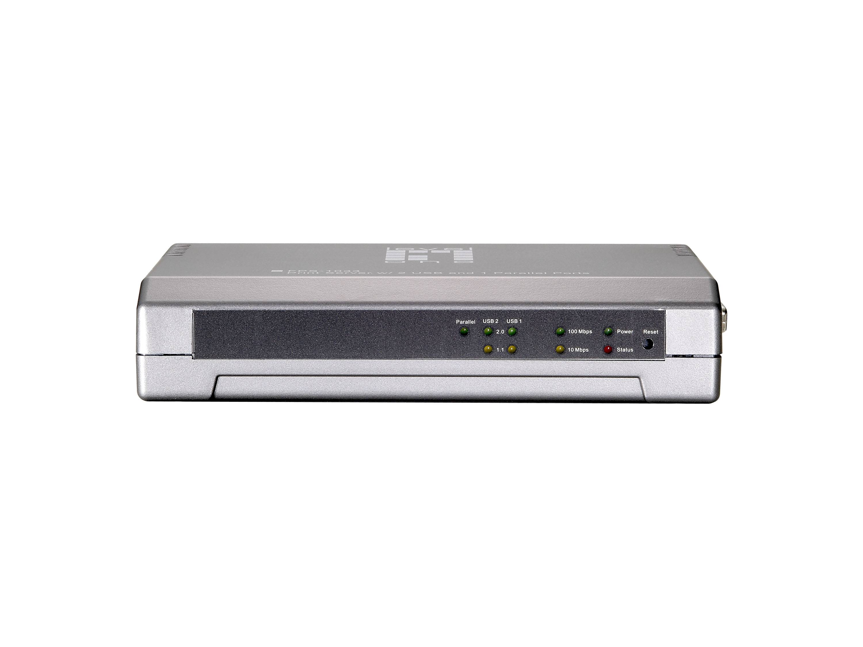 LevelOne FPS-1033 - Druckserver - USB 2.0/parallel
