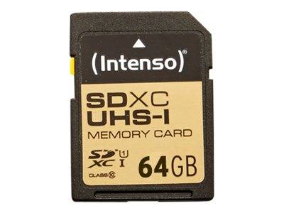 Intenso Premium SDXC-Karte 64 GB Class 10, UHS-I