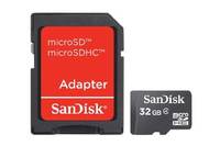 SanDisk Flash-Speicherkarte - 32 GB - Class 4microSDHC - Schwarz
