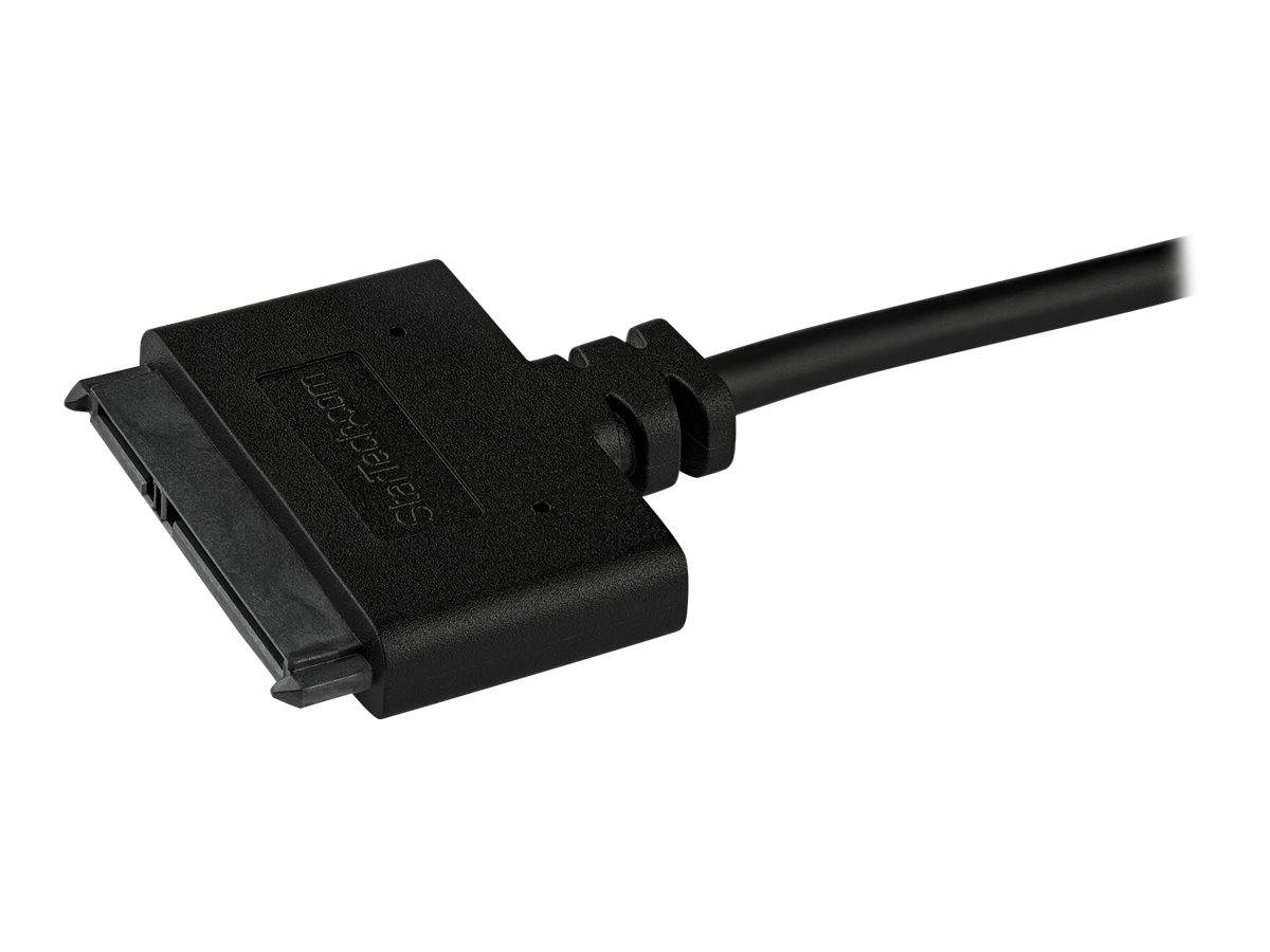 StarTech.com USB 3.0 auf 2,5" (6,4cm) SATA III Adapter Kabel mit UASP - USB 3.0 zu SATA SSD/HDD Konverter /