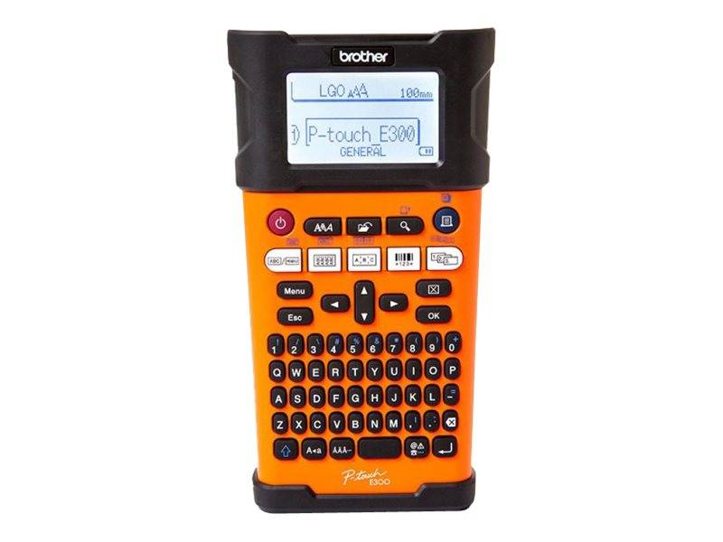 Brother P-touch E300VP Beschriftungsgerät Geeignet für Schriftband: TZe 3.5 mm, 6 mm, 9 mm, 12 mm, 18 mm