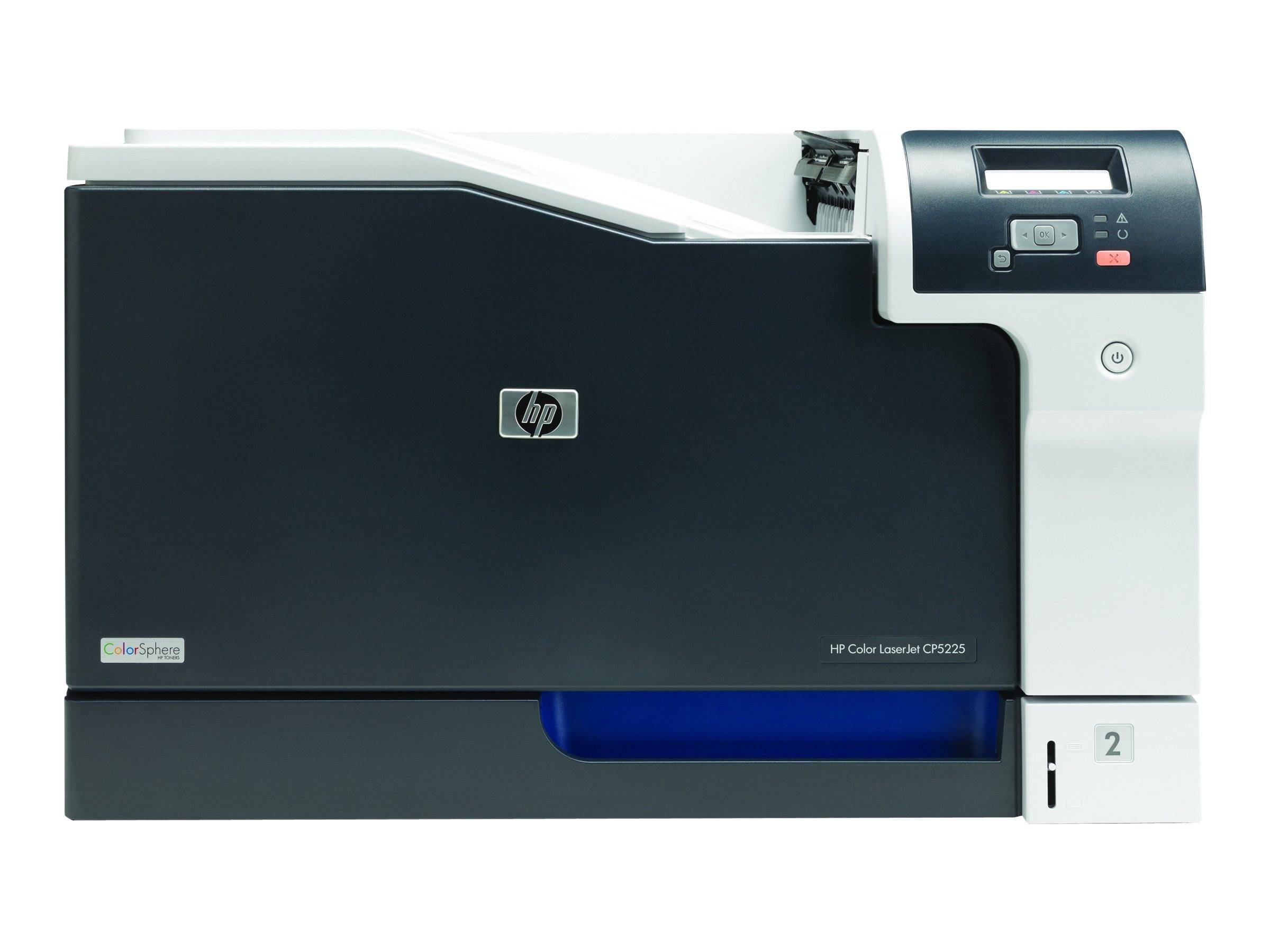 HP Color LaserJet Professional CP5225n - Drucker - Farbe - Laser - A3 - 600 dpi - bis zu 20 Seiten/Min. (einfarbig)/