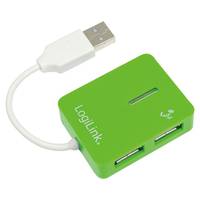 LogiLink UA0138 4 Port USB 2.0-Hub Grün
