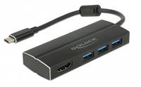 DeLOCK - Retail Pack - Dockingstation - USB-C 3.1 / Thunderbolt 3