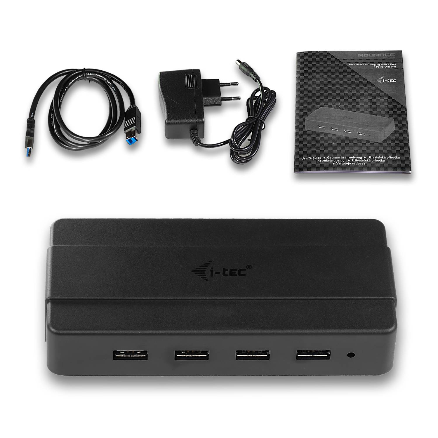 i-tec USB 3.0 Charging HUB - 4port with Power Adapter USB 3.0-Hub