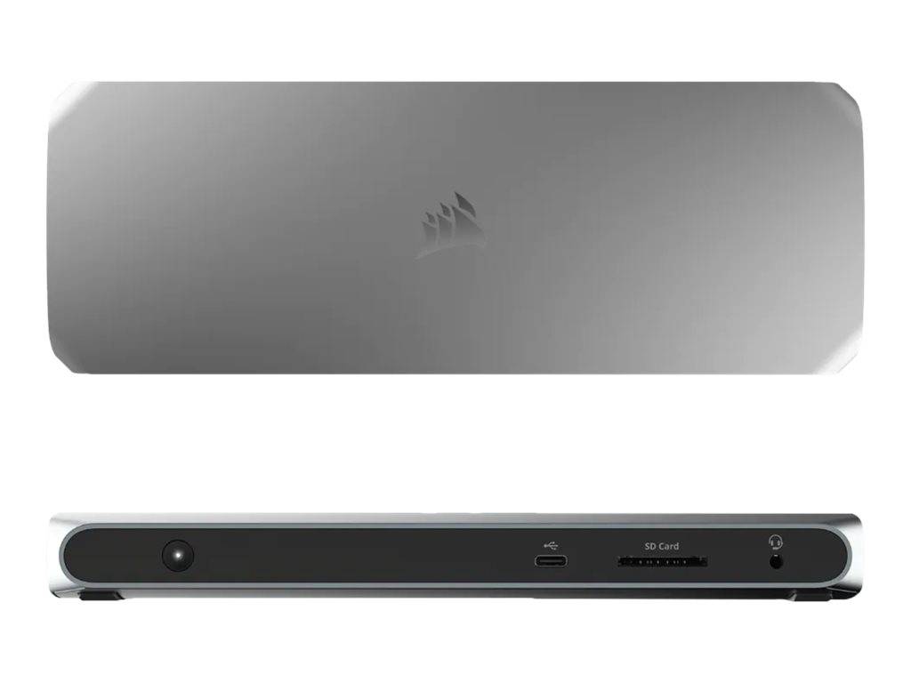 Corsair TBT100 Thunderbolt 3 Dock CU-9000001-EU Notebook Dockingstation Passend für Marke Dockingstations: Universal USB-C® Power Delivery