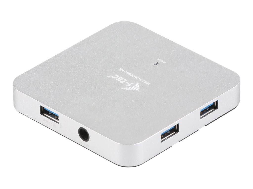 i-Tec USB 3.0 Metal Charging HUB - Hub - 4 x SuperSpeed USB 3.0
