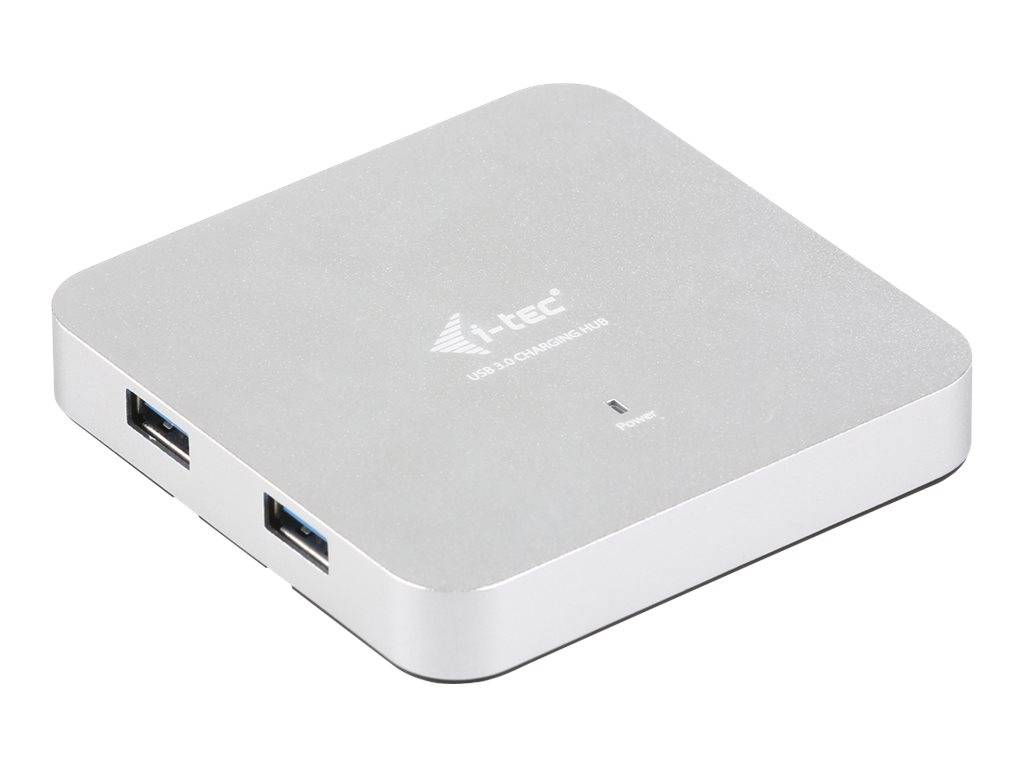 i-Tec USB 3.0 Metal Charging HUB - Hub - 4 x SuperSpeed USB 3.0