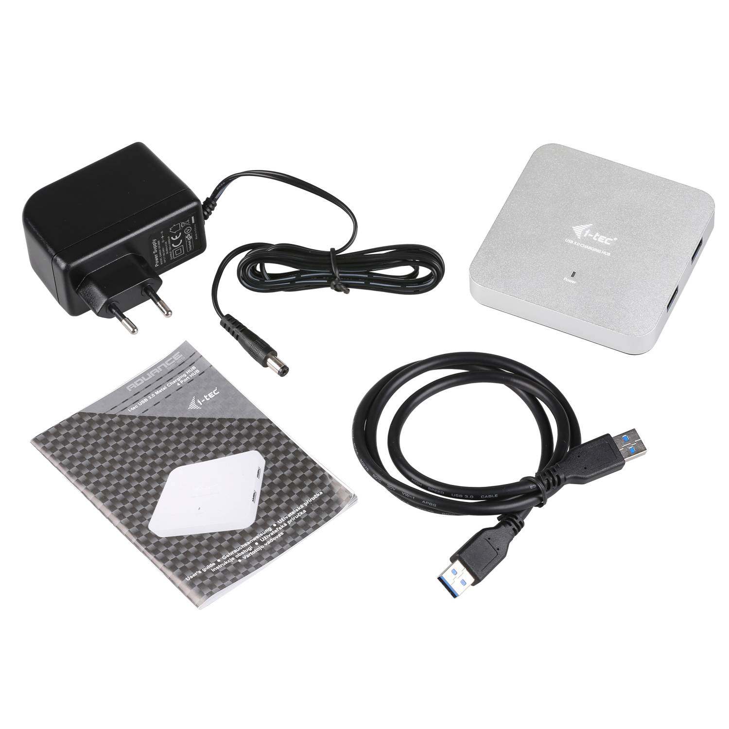 i-Tec USB 3.0 Metal Charging HUB - Hub - 4 x SuperSpeed USB 3.0