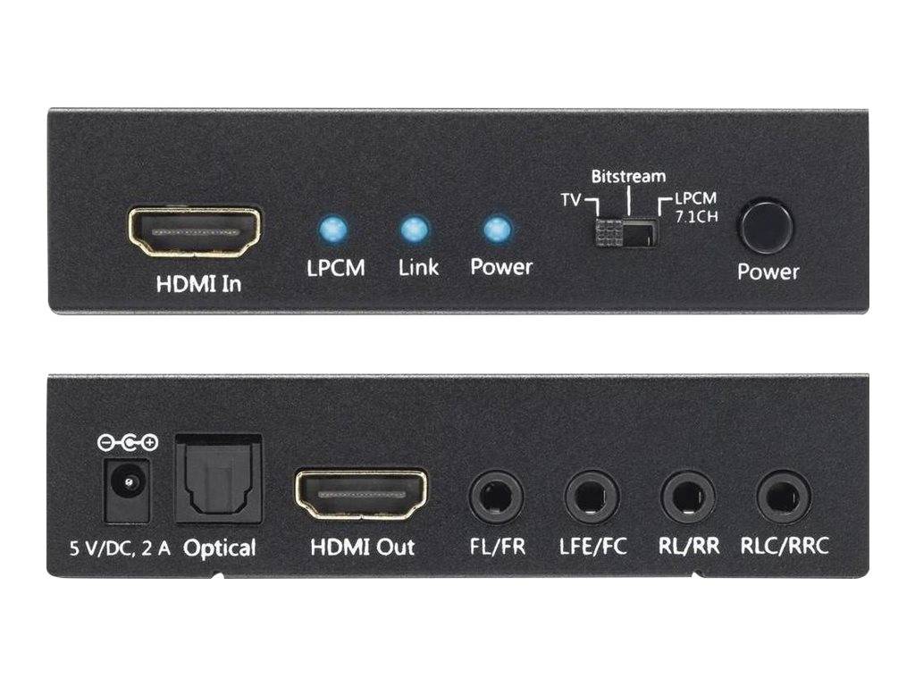 TECHly Audio Extraktor IDATA-HDMI-EA74K [HDMI - HDMI, Toslink, Klinke] 1920 x 1080 Pixel