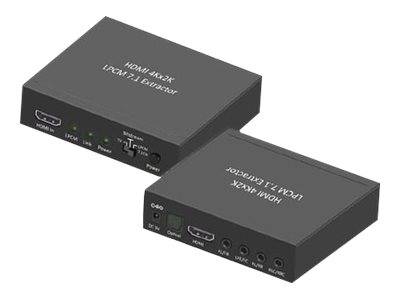 TECHly Audio Extraktor IDATA-HDMI-EA74K [HDMI - HDMI, Toslink, Klinke] 1920 x 1080 Pixel