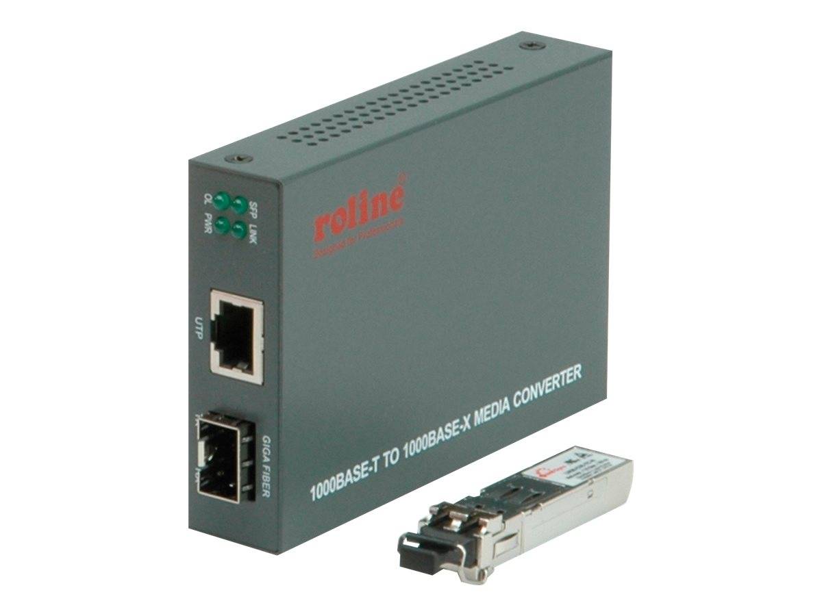 ROLINE Gigabit Konverter, RJ-45 - LC (inkl. mini-GBIC)