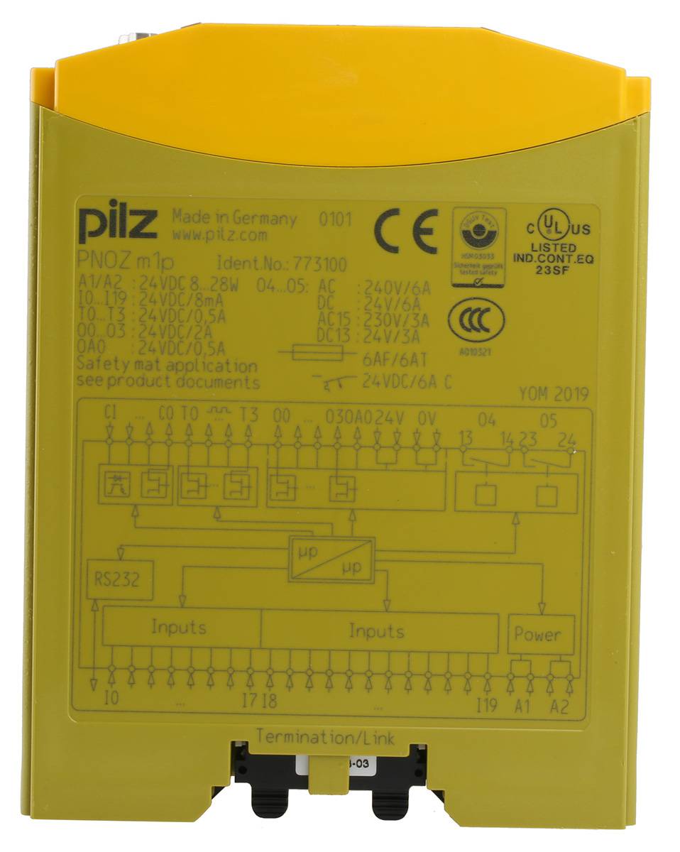 PILZ SPS-Controller PNOZ m1p base unit 773100 24 V/DC