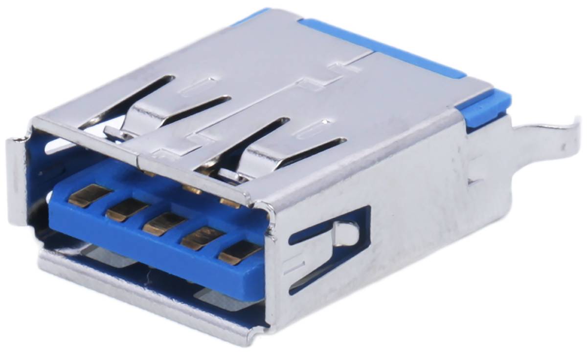 Molex 48408 USB-Steckverbinder 3.0 A Buchse / 1.8A, THT-Lötanschluss