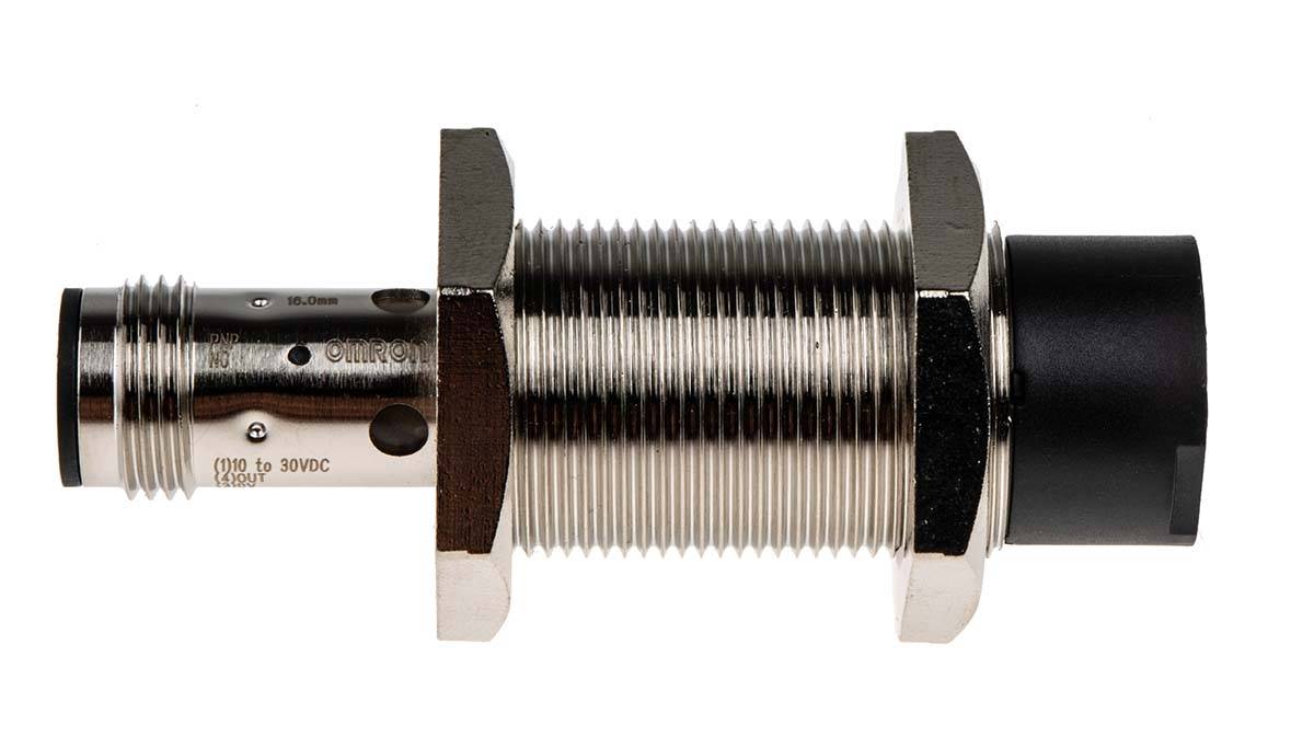 Omron M18 Näherungssensor PNP 12 → 24 V dc / 200 mA, zylindrisch 16 mm, IP67