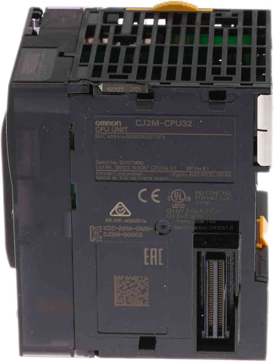 Omron CJ2M SPS CPU DC Eing.Typ für Serie CJ2 5 → 24 V dc